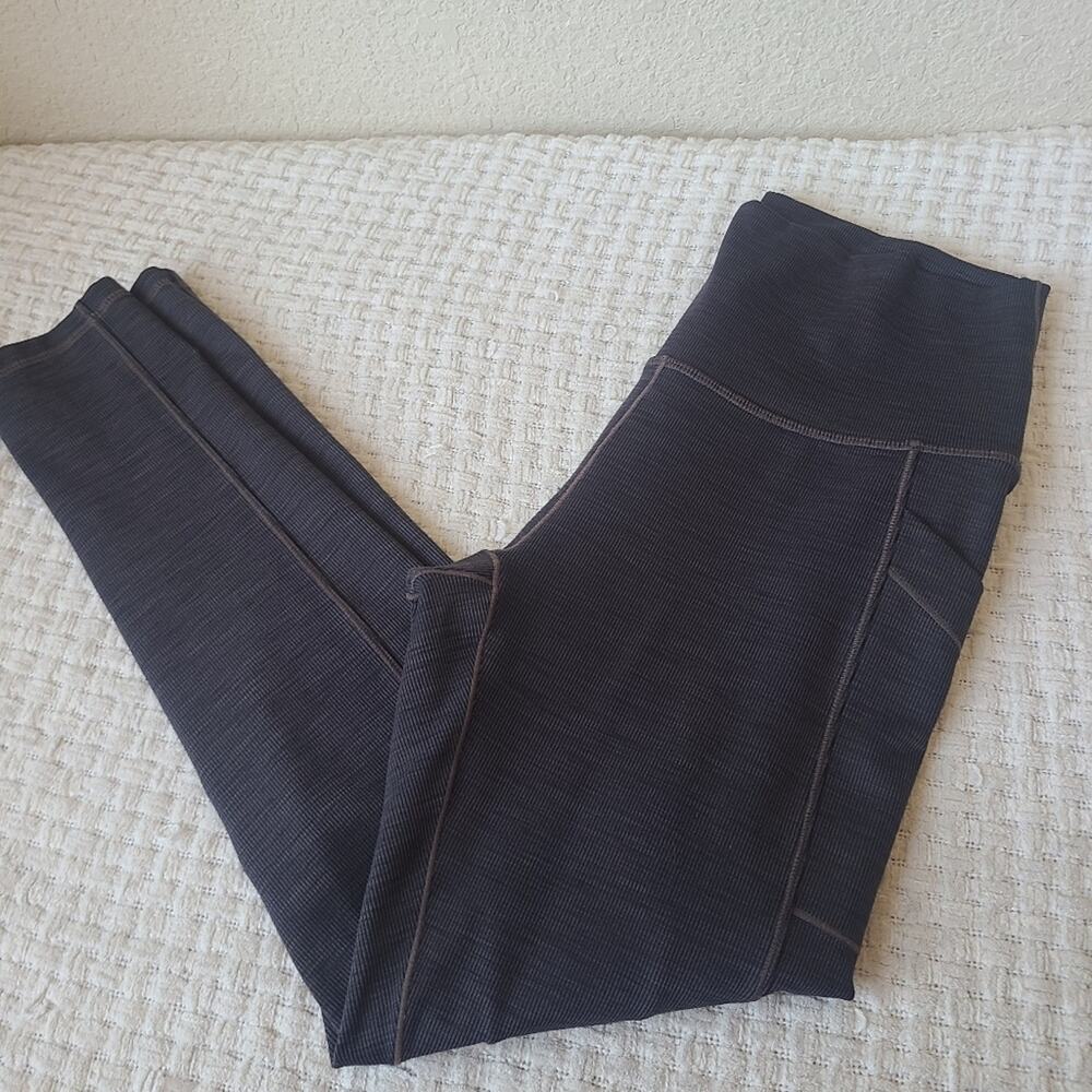 Prana leggings Black and Brown High-Waisted Women's Size M